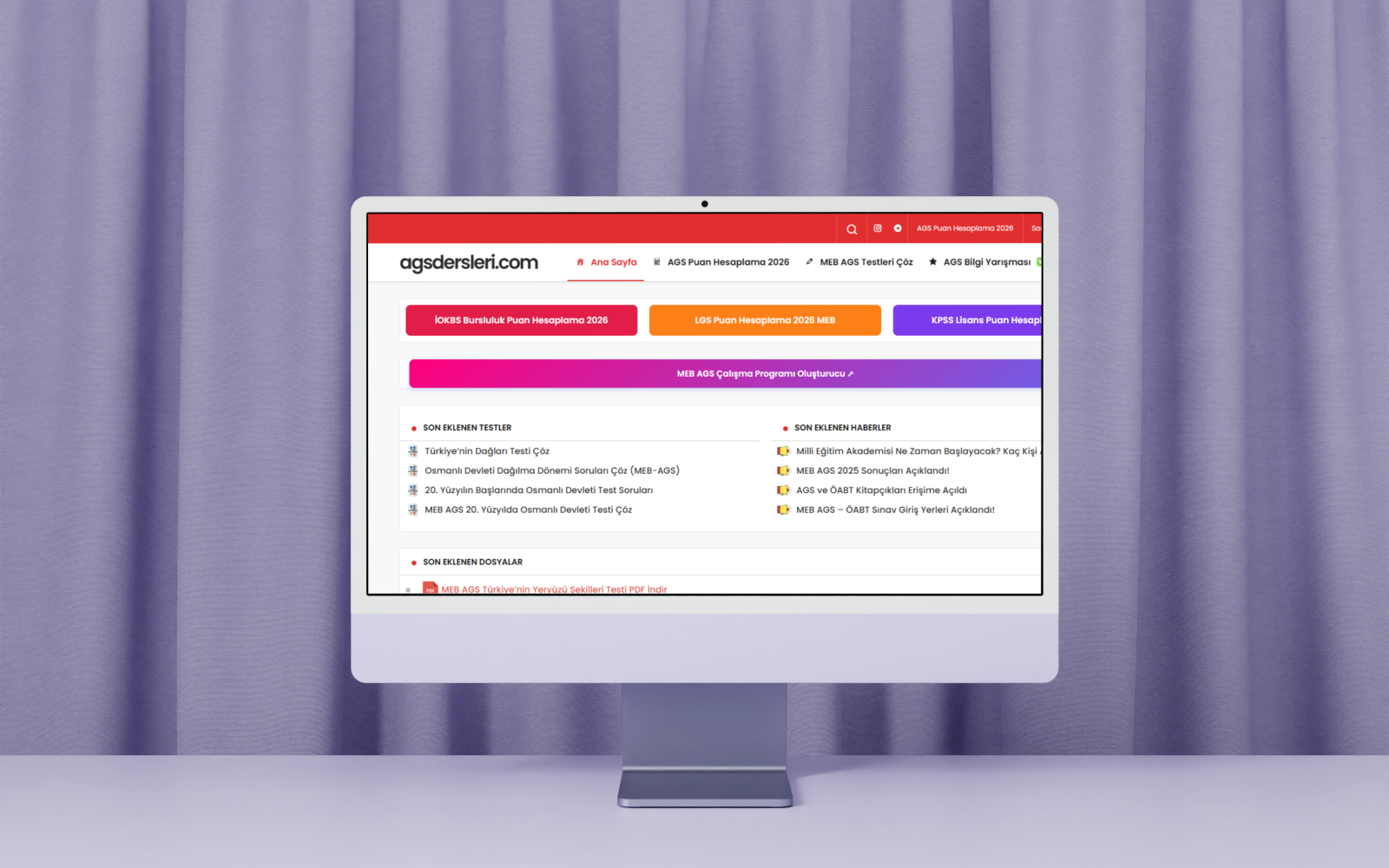 agsdersleri.com – AGS Dersleri Platformu
